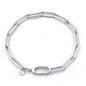 Silver Paperclip Bracelet