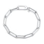 Silver Paperclip Bracelet - 6.3mm