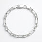 Silver Thick Link Bracelet