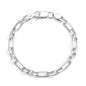 Silver Thick Link Bracelet