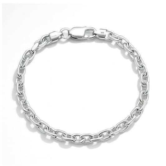 Silver Anchor Bracelet