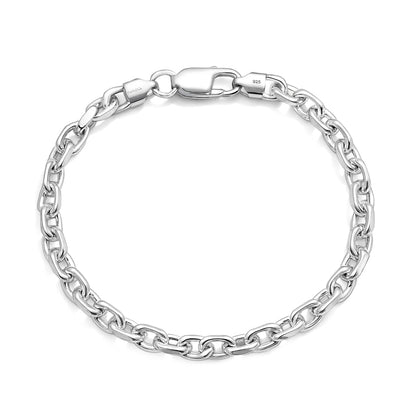Silver Anchor Bracelet