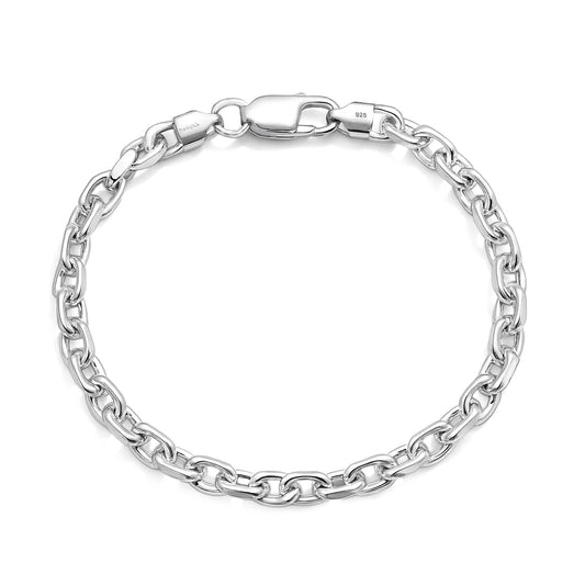 Silver Anchor Bracelet
