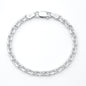 Silver Faceted Rolo Bracelet