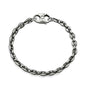 Silver Mariner Gunmetal Chain Bracelet - 4.8mm