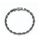 Silver Mariner Gunmetal Chain Bracelet