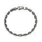 Silver Gunmetal Mariner Chain Bracelet - 4.8 mm