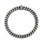 Silver Curb Gunmetal Chain Bracelet