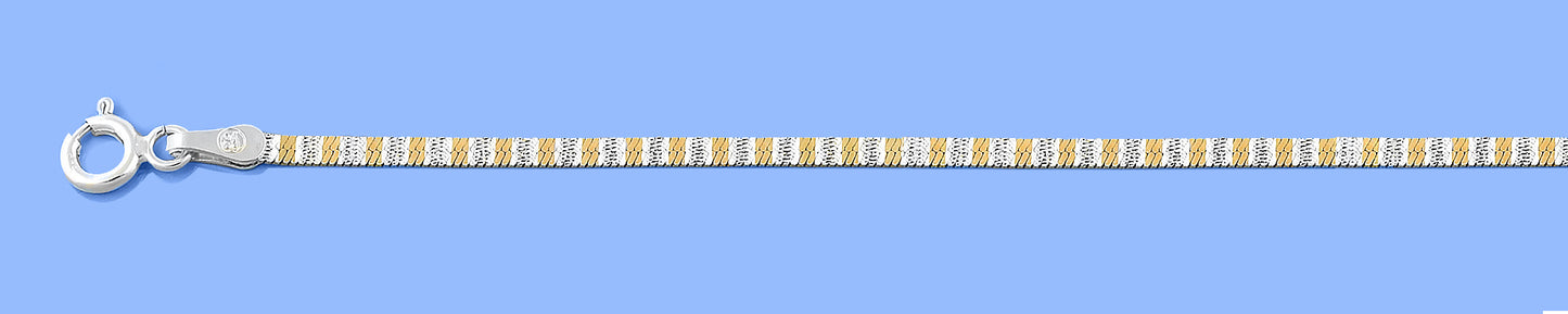 Silver Herringbone Bracelet