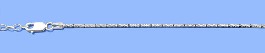 Silver Diamond Cut Bracelet
