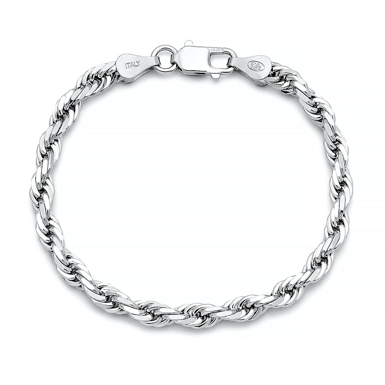 Silver Rope Bracelet