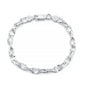 Silver Oval Chain Bracelet