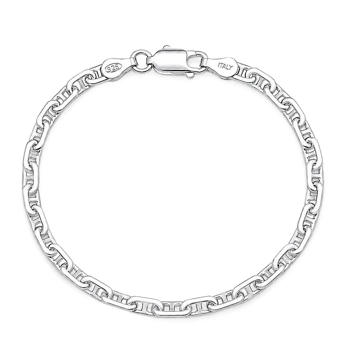 Silver Marina Link Bracelet - 5.4 mm