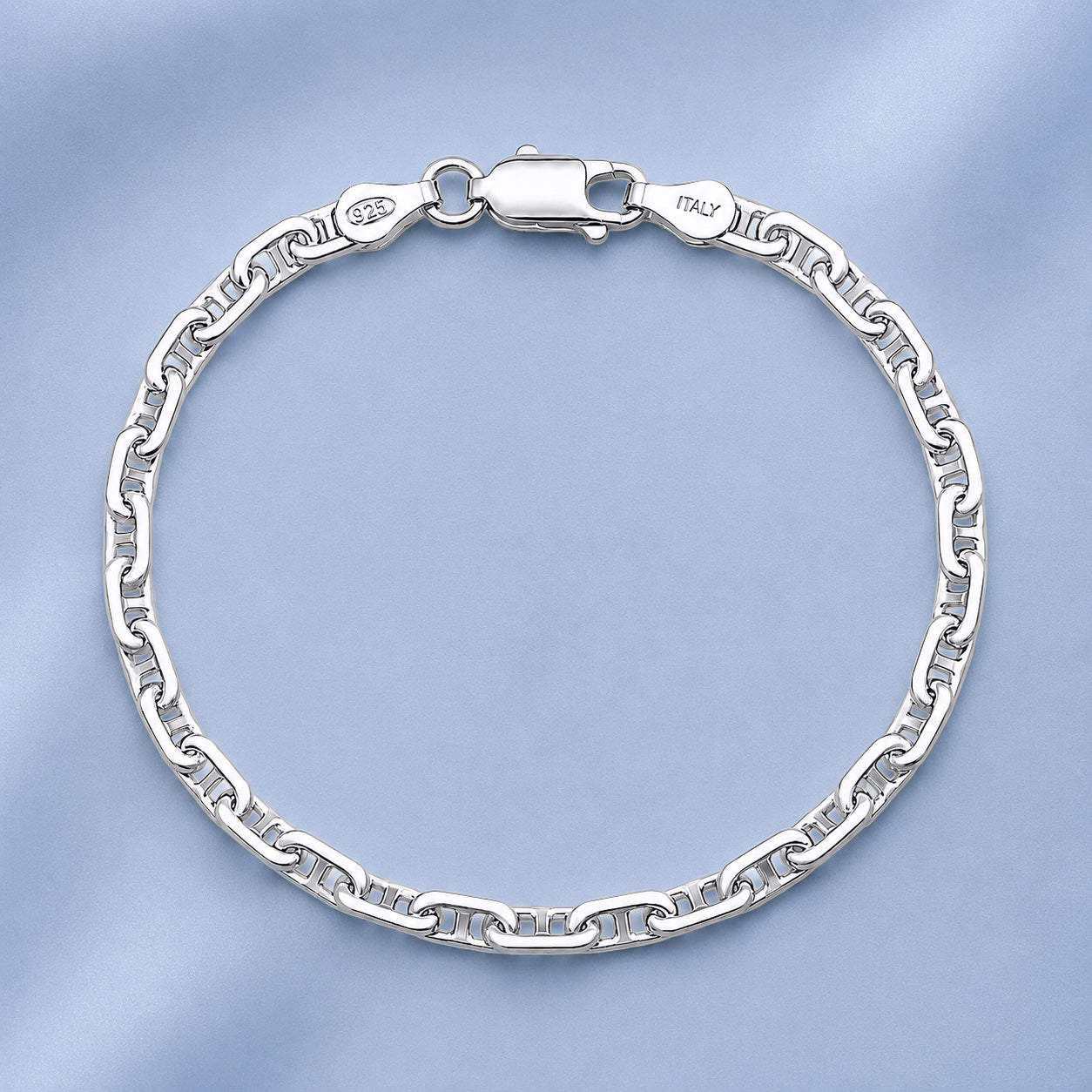 Silver Marina Link Bracelet - 5.4 mm