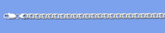Silver Double Link Rombo Bracelet 080