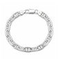Silver Anchor Chain Bracelet