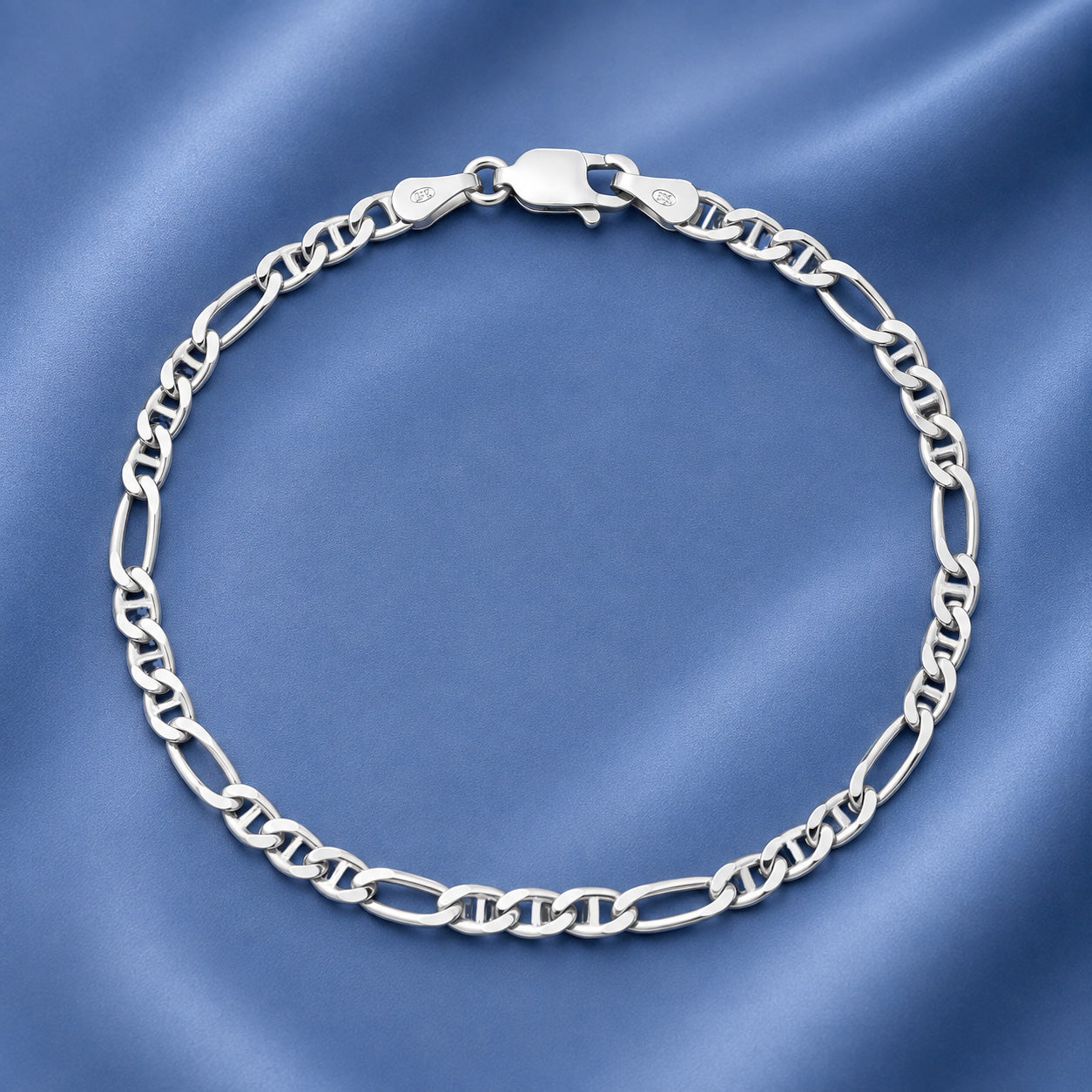 Silver Marina 3+1 Bracelet 080