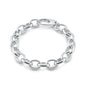 Sterling Silver Oval Link Bracelet