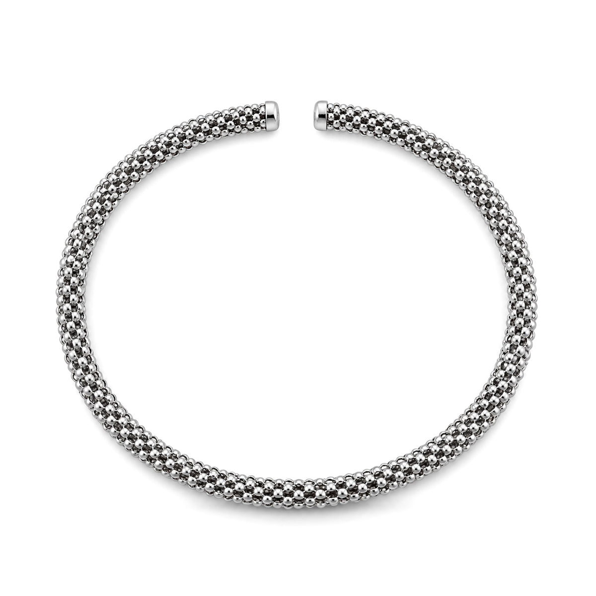 Silver Mesh Cuff Bracelet