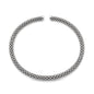 Silver Mesh Cuff Bracelet