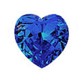 8 mm Heart Color CZ Earrings