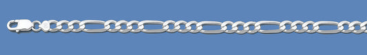 Silver Italian Chain - Figaro 120