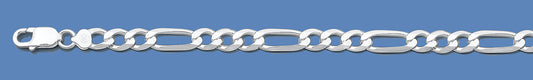 Silver Italian Chain - Figaro 150