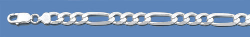 Silver Italian Figaro Chain 180