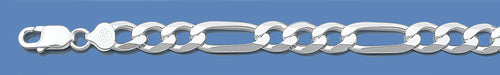 Silver Italian Figaro Chain 220