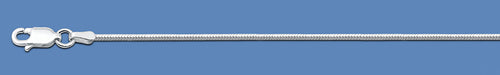 Silver Italian Dimaond Cut Snake Chain  020