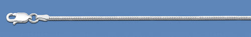 Silver Italian Dimaond Cut Snake Chain 025