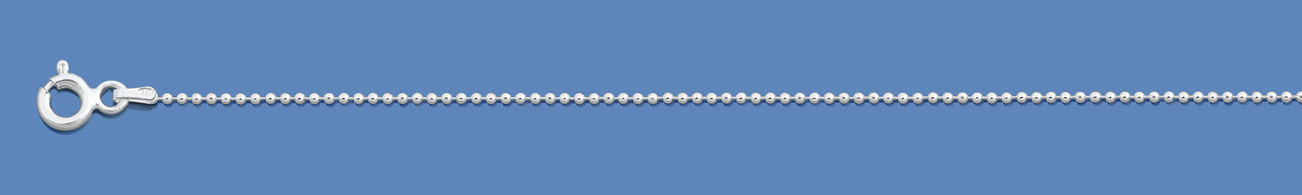 Silver Italian Chain - Bead 100