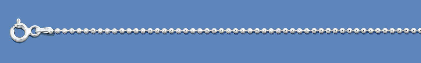 Silver Italian Chain - Bead 150