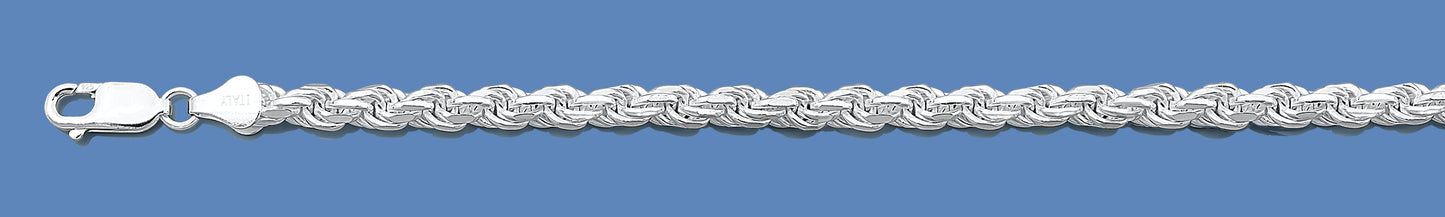 Silver Italian Chain - Rope 080