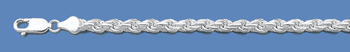 Silver Italian Rope Chain 100