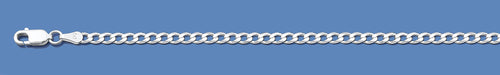 Silver Italian Curb Chain 080