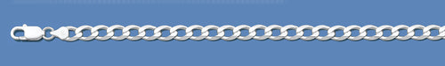 Silver Italian Curb Chain 120
