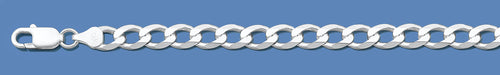 Silver Italian Curb Chain 180