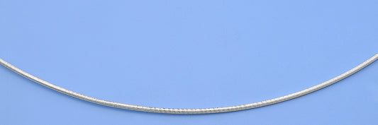 Round Omega Necklace - 1.0 mm