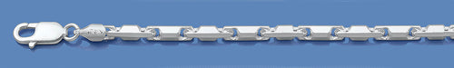 Silver Italian Heshe Chain 18