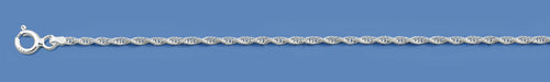 Silver Italian Loose Rope Chain 025