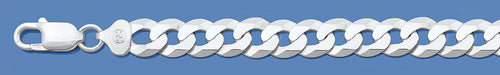 Silver Italian Flat Curb Chain 220
