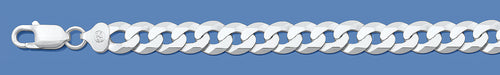 Silver Italian Flat Curb Chain 200