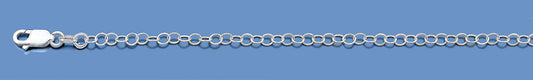 Silver Italian Chain  - Round Rolo - 2.9mm