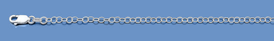 Silver Round- Wire Round Rolo Chain 050