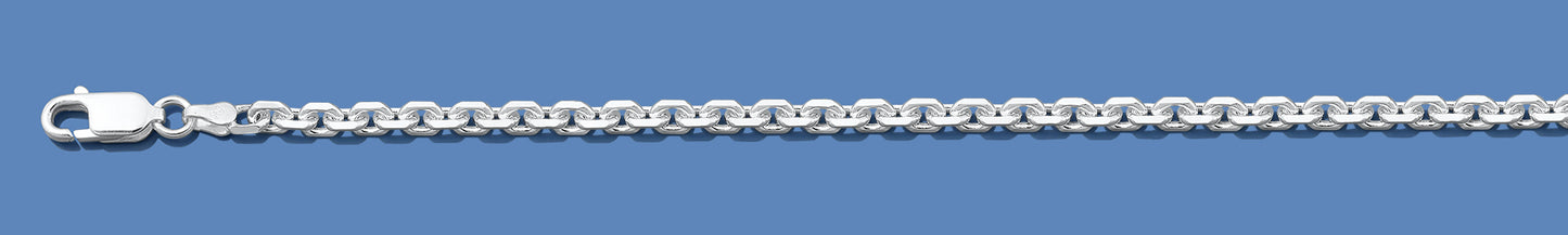 Silver Italian Chain - Cable 080