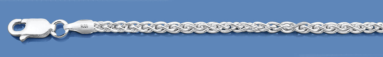 Silver Italian Chain - Wheat 080