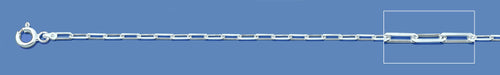 Silver Italian Staple Chain 060