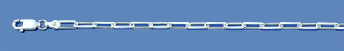 Silver Italian Staple Chain 100