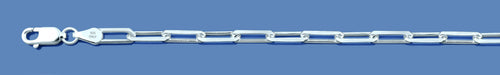 Silver Italian Staple Chain 120